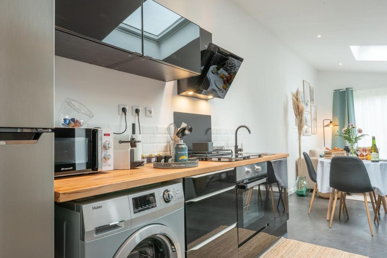 Le Nid Douillet : Superbe Appartement + Jardin Privatif Rouen Bagian luar foto