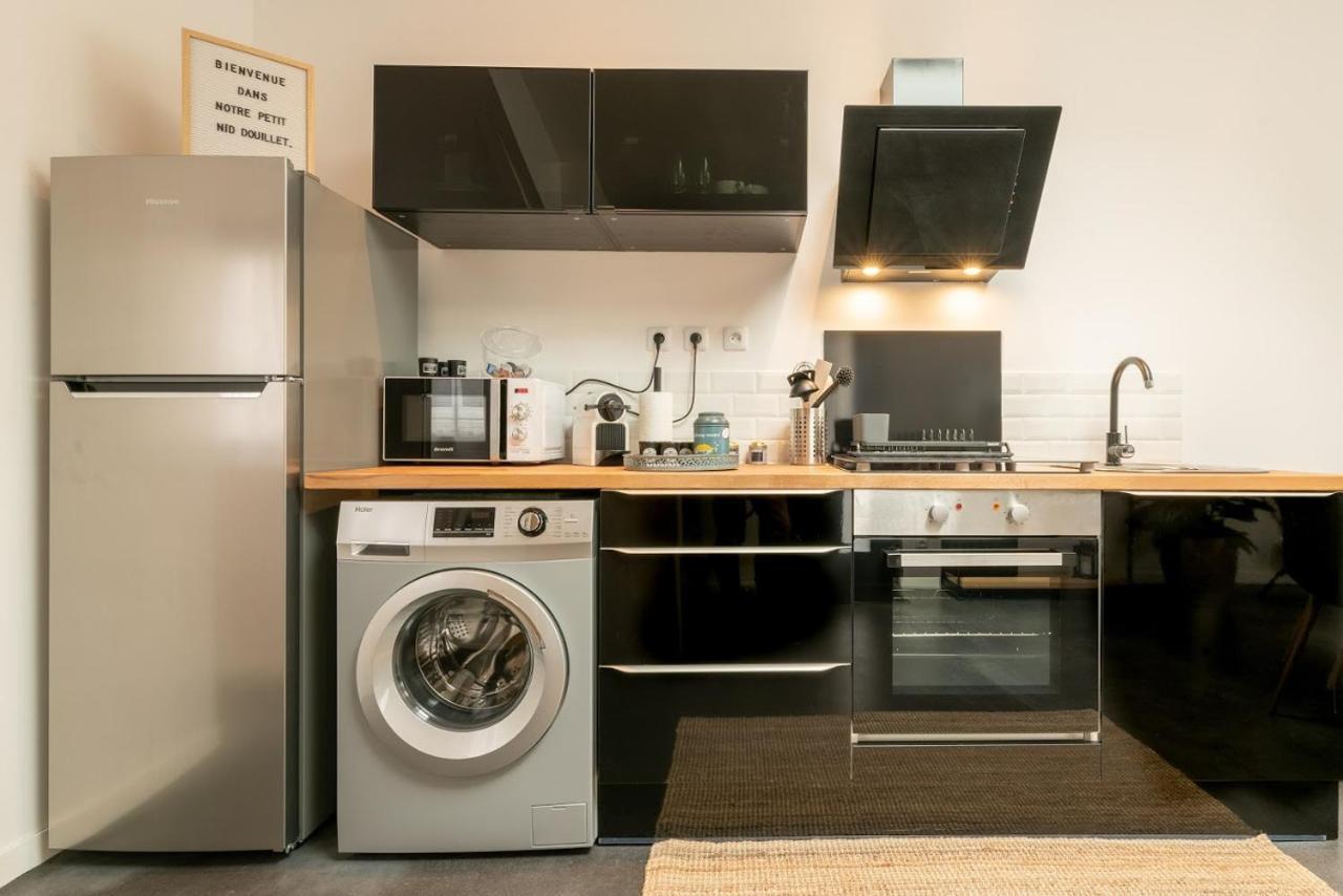 Le Nid Douillet : Superbe Appartement + Jardin Privatif Rouen Bagian luar foto