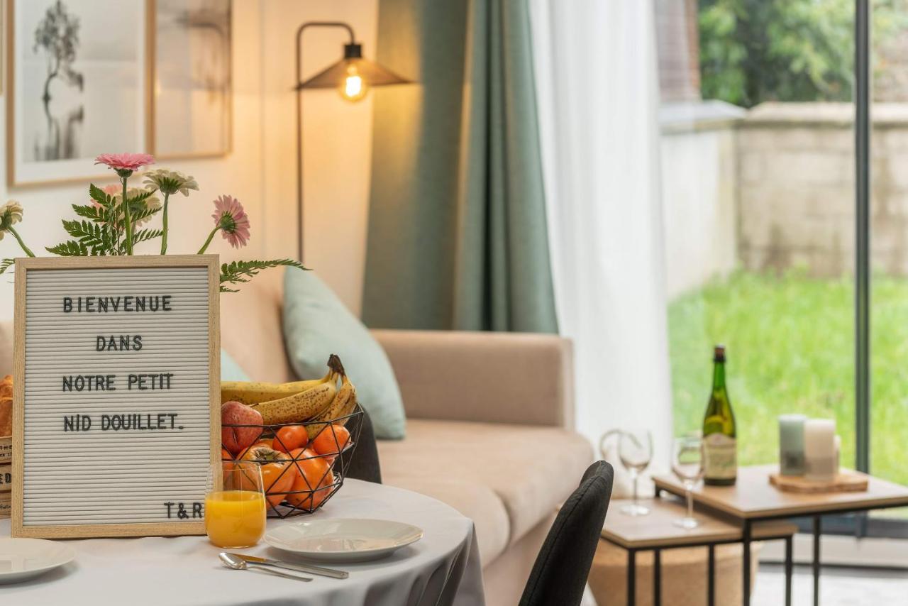 Le Nid Douillet : Superbe Appartement + Jardin Privatif Rouen Bagian luar foto